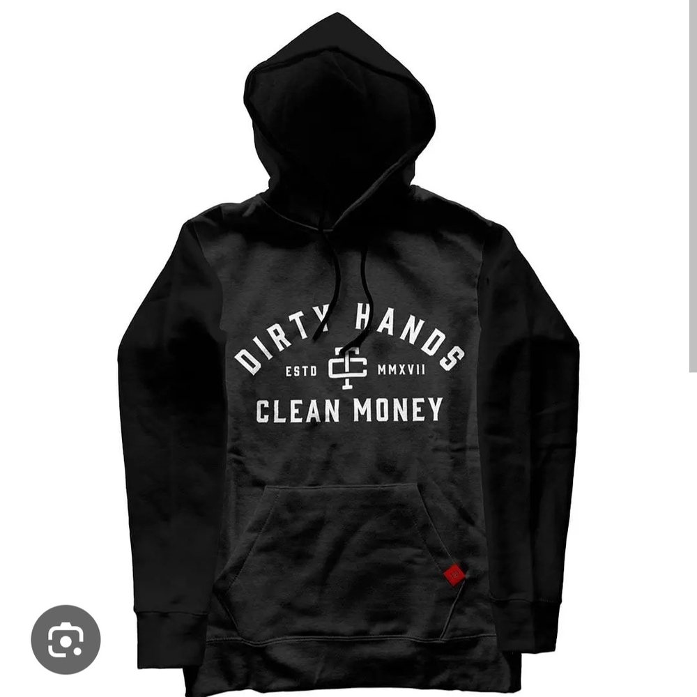Black Graphic Hoodie
